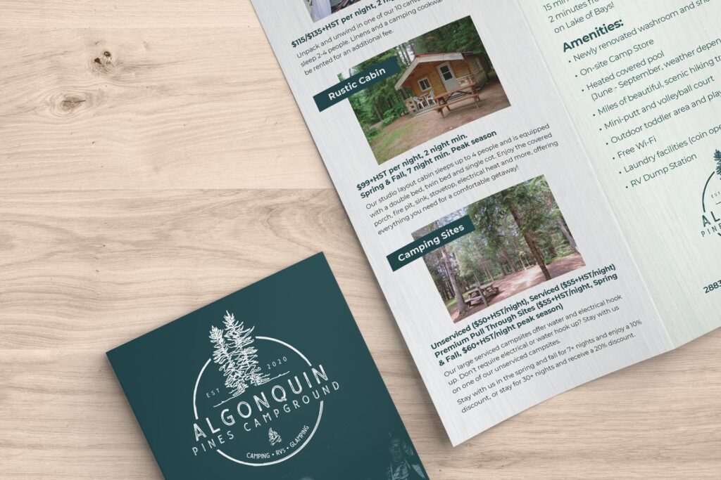 algonquin-pines-camground-brochure-design