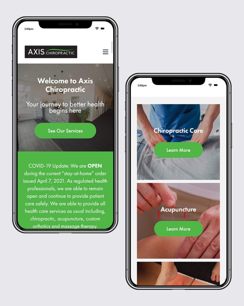 axis-chiropractic-website-design-mobile