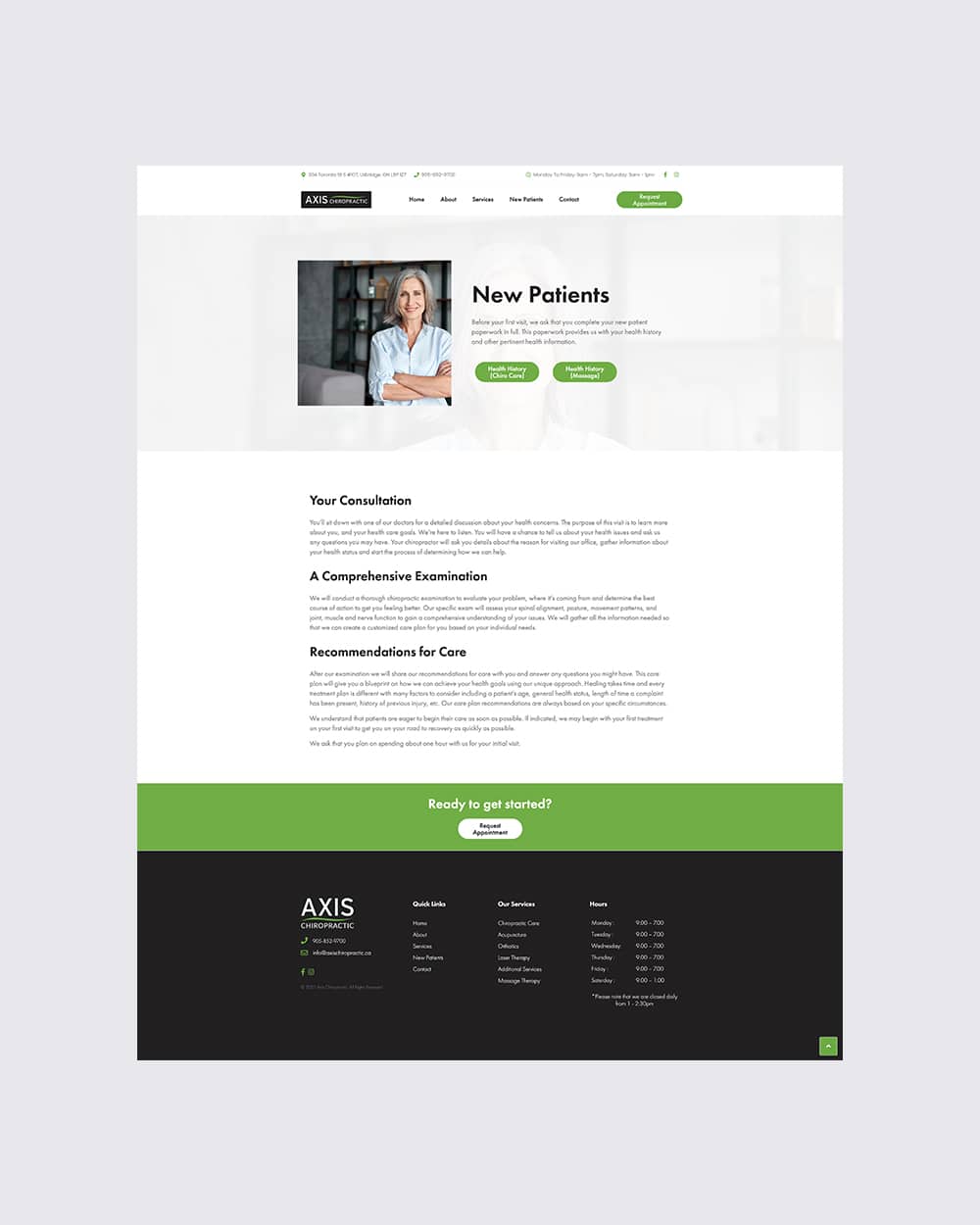 axis-chiropractic-website