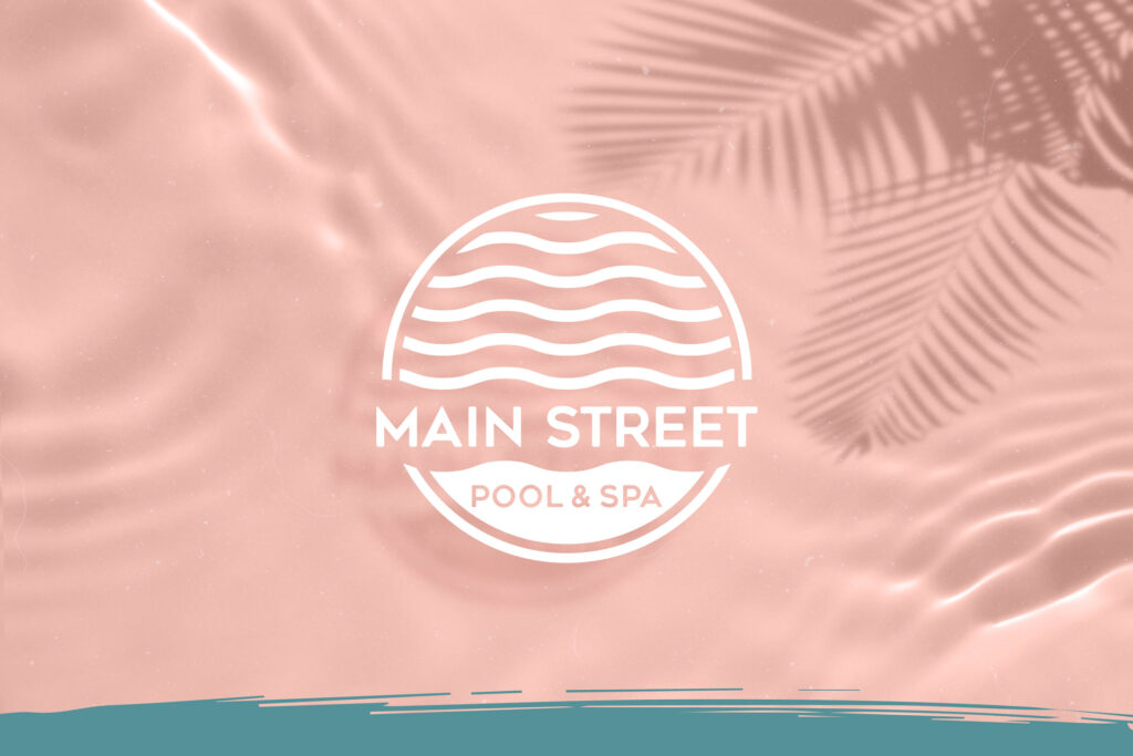 main-street-pools-logo-design