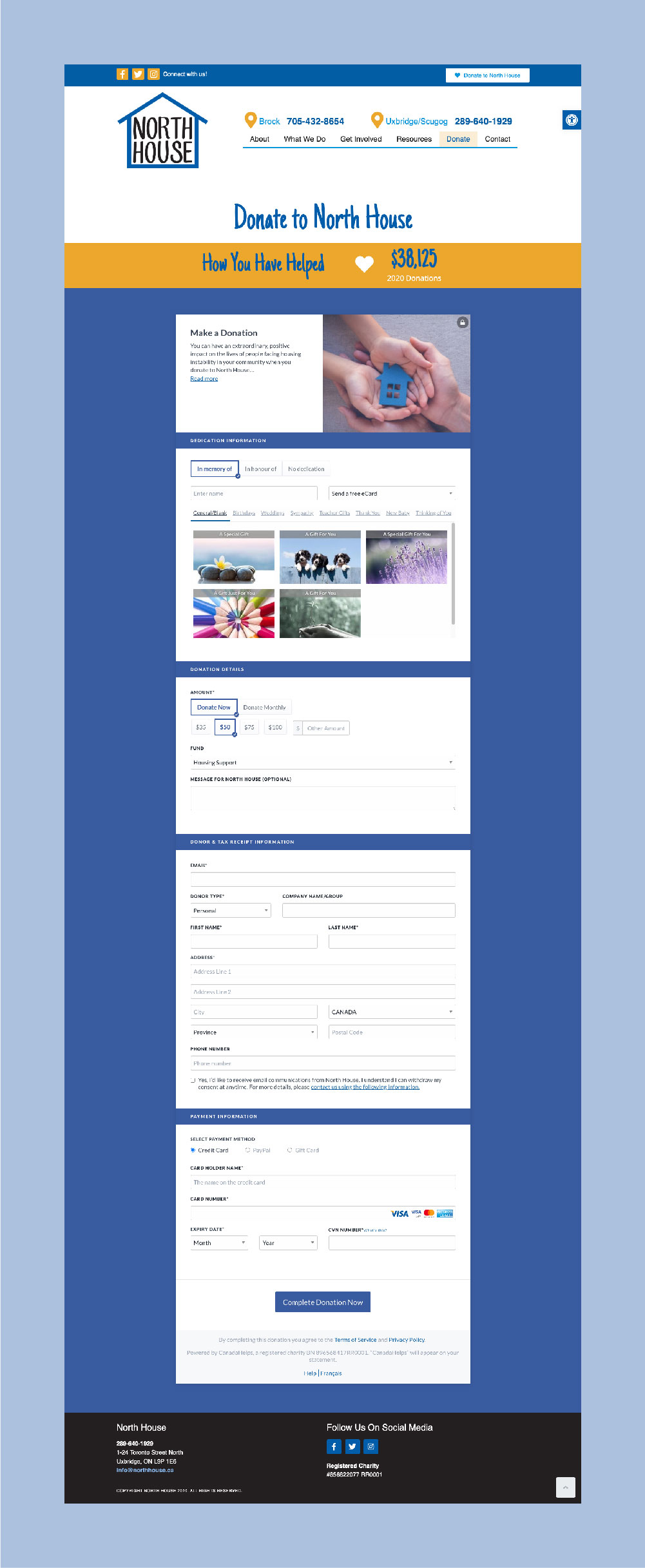 north-house-website-design-donate