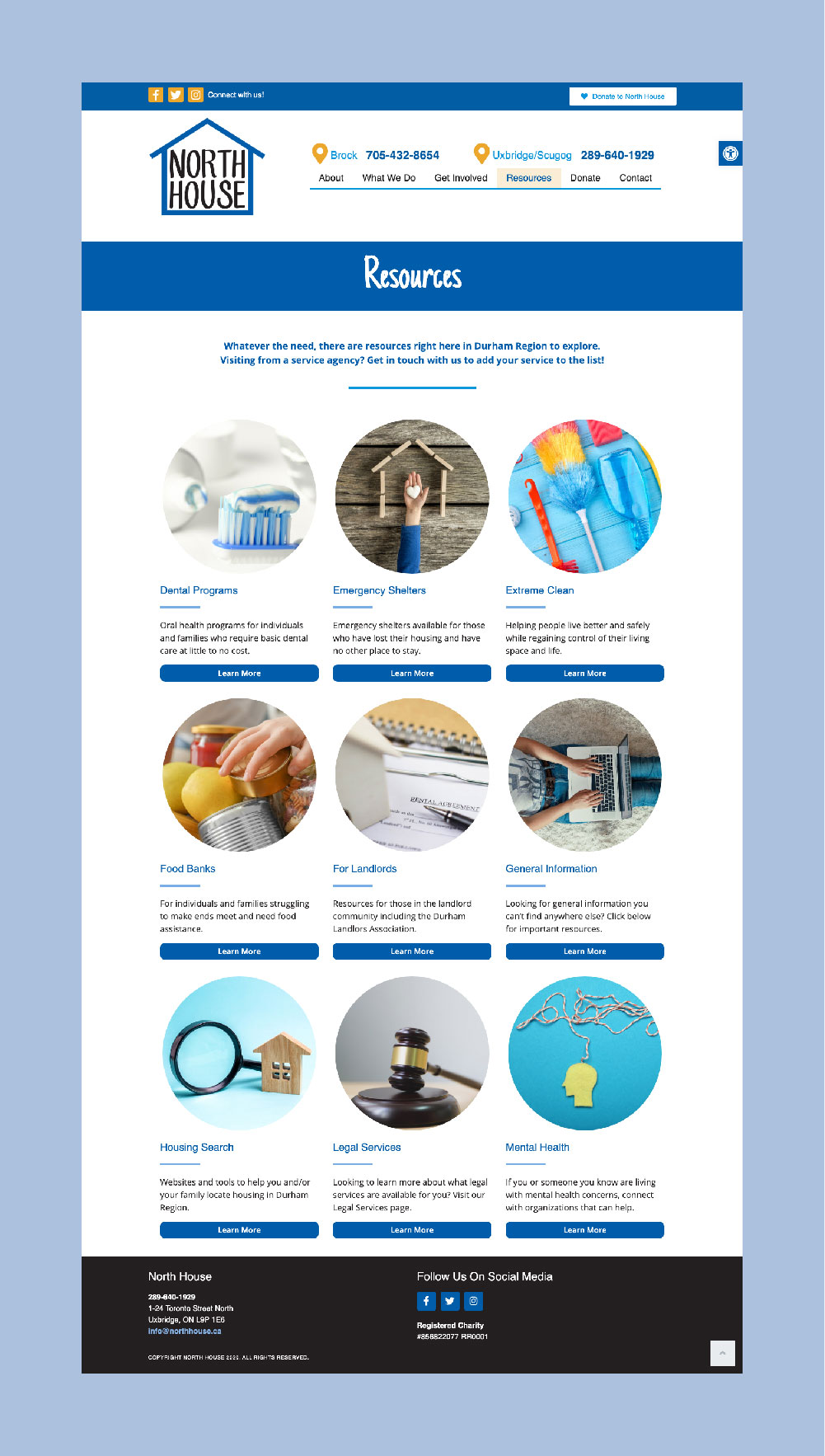 north-house-website-design-services-layout