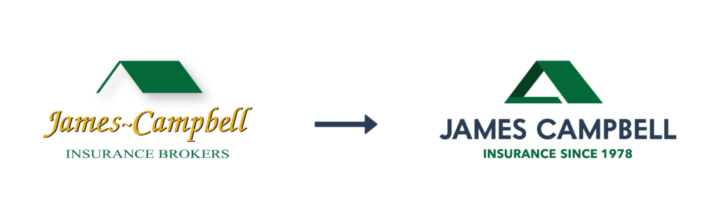 james-cambell-insurance-old-logo-new-logo-design