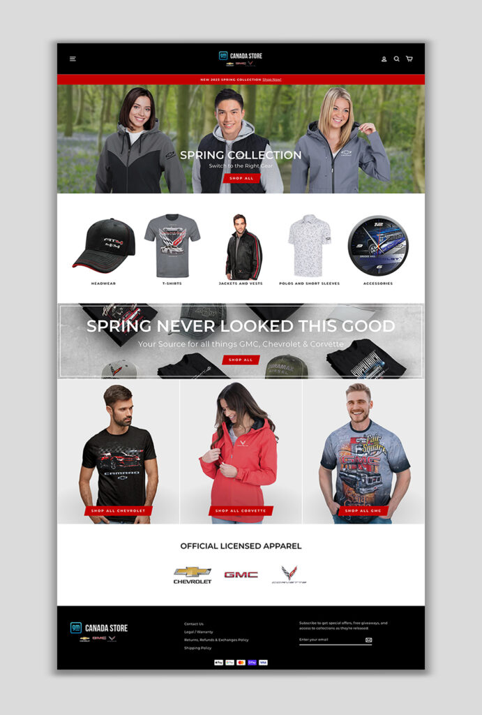 gm-canada-store-home-page-website-design