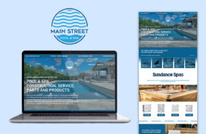 main-street-pools-laptop-home-page-website-design