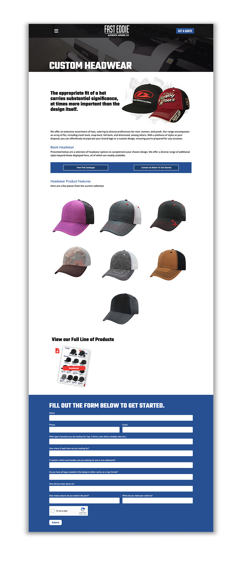 fast-eddie-authentic-apparel-headwear-website-design