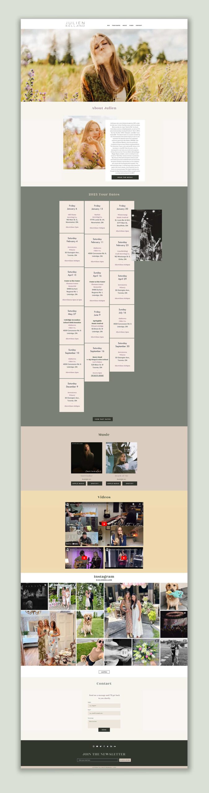 julien-kelland-homepage-website-design