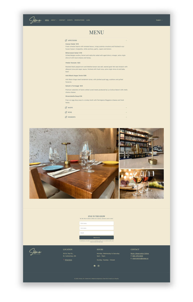 solaia-menu-page-website-design1